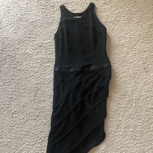 Rene Lezard Black Cocktail Dress
